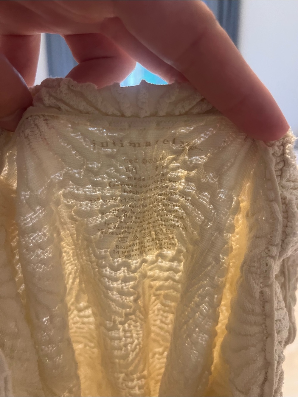 Intimately by Free People cream floral top - Picture 3 of 3